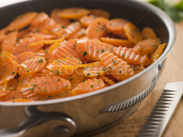 Vichy Carrots in a Saute Pan Stock photo © monkey_business