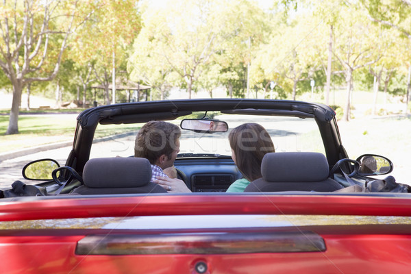 Coppia auto uomo sorridere maschio guida Foto d'archivio © monkey_business