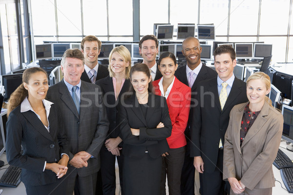 Group Shot Of Stock Traders Stock photo © monkey_business