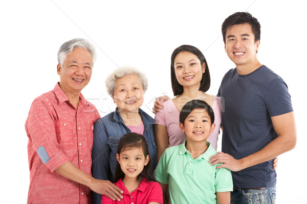 Studio Shot Of Multi-Generation Chinese Family Stock photo © monkey_business