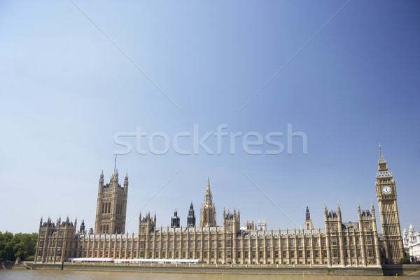 Big Ben huizen parlement Londen Engeland klok Stockfoto © monkey_business