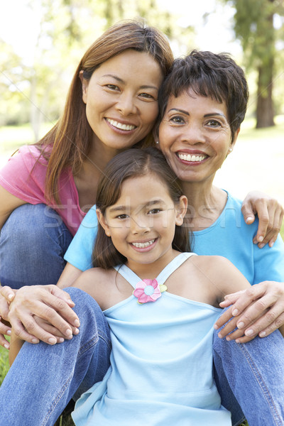 Grandmother With Daughter And Granddaughter In Park Stock photo © monkey_business