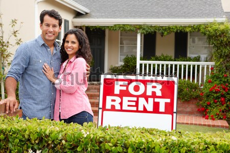 Altos hispanos Pareja casa hombre Foto stock © monkey_business