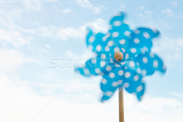 Child's plastic windmill turning in wind Stock photo © monkey_business