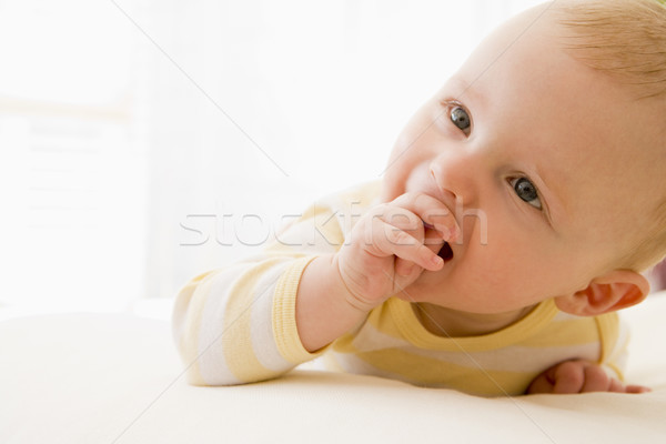 Bebé nino sonriendo relajante cute Foto stock © monkey_business