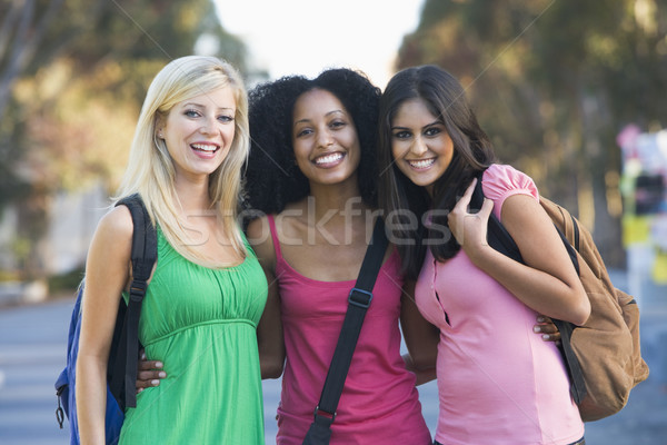 Group of female students having fun Stock photo © monkey_business