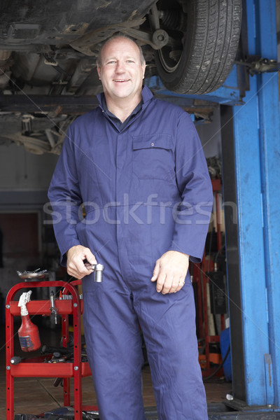 Mechanic working on car Stock photo © monkey_business