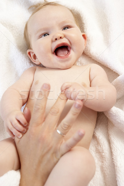 商業照片: 母親 · 嬰兒 · 浴 · 女子 · 女孩 · 微笑