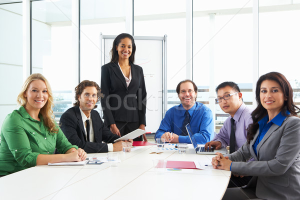 Işkadını toplantı Boardroom iş kadın kadın Stok fotoğraf © monkey_business