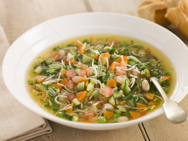 Stock photo: Bowl of Pistou Soup