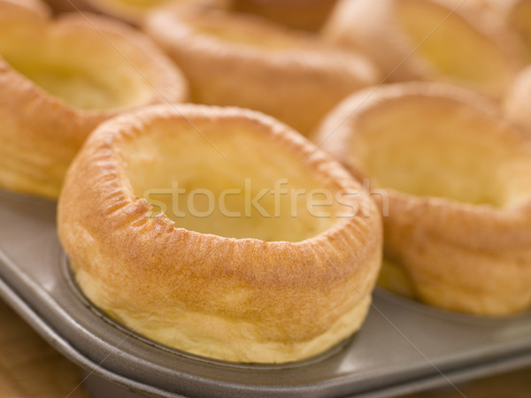 Tray of Yorkshire Puddings Stock photo © monkey_business