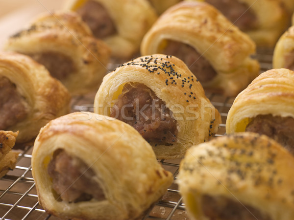 Sausage Rolls on a Cooling Rack Stock photo © monkey_business