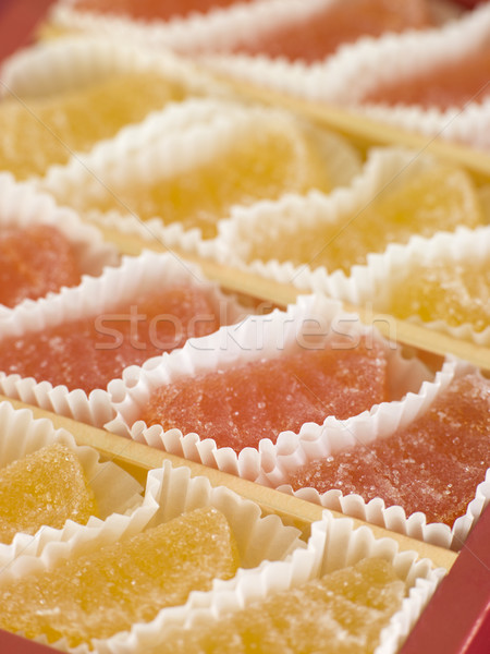 Jellied fruits in paper cases Stock photo © monkey_business