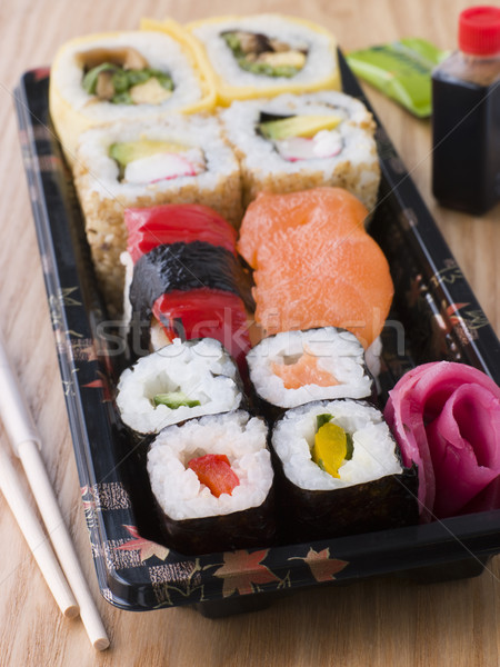 Take Away Sushi Tray Stock photo © monkey_business