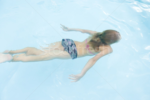 [[stock_photo]]: Jeune · fille · piscine · subaquatique · enfants · enfant · piscine