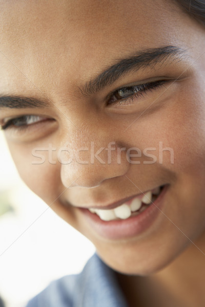 Ritratto ragazza sorridere ragazzi persona felicità Foto d'archivio © monkey_business