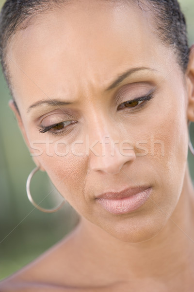 Head shot of woman scowling Stock photo © monkey_business