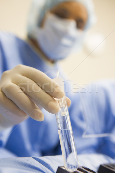 Enfermera huevo color femenino masculina Foto stock © monkey_business