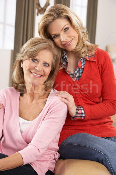 Portrait Of Senior Woman With Adult Daughter Stock photo © monkey_business