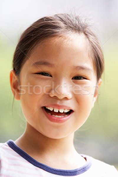 Kopf Schultern Porträt chinesisch Mädchen Kinder Stock foto © monkey_business