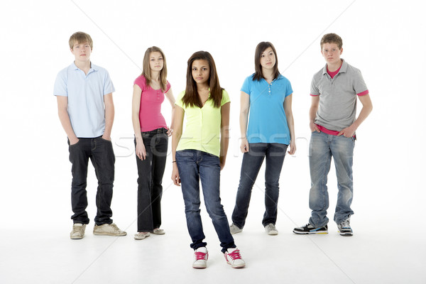 Group of Teenage Friends in Studio  Stock photo © monkey_business