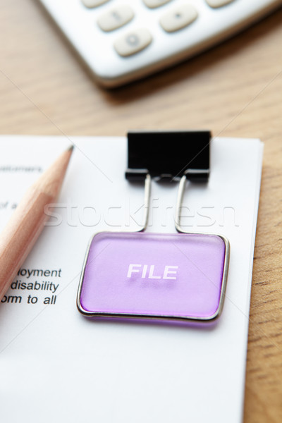 Document to be filed Stock photo © monkey_business