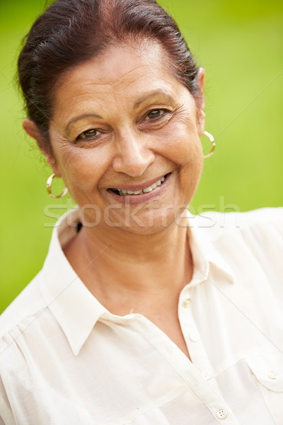 Outdoor Portrait Of Senior Indian Woman Stock photo © monkey_business