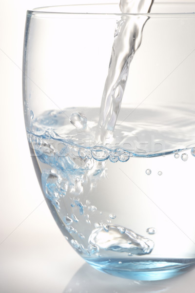 ストックフォト: ガラス · 水 · ドリンク · カラー · バブル