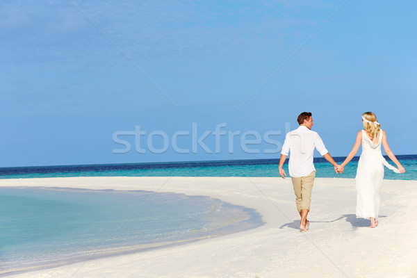 Couple At Beautiful Beach Wedding Stock photo © monkey_business