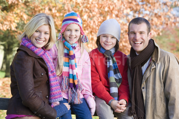 Family on autumn walk Stock photo © monkey_business