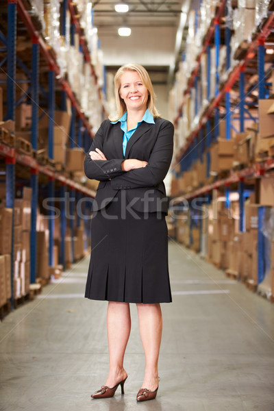 Portrait Of Female Manager In Warehouse Stock photo © monkey_business