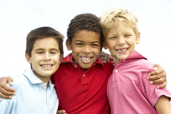 Stock photo: Young Boys In Playing In Park