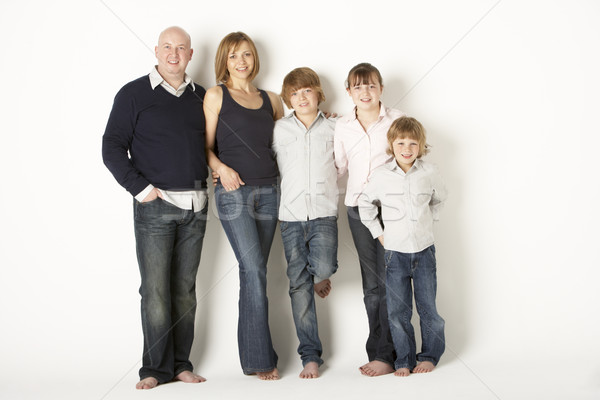Studio Shot Of Family Group Standing In Studio Stock photo © monkey_business