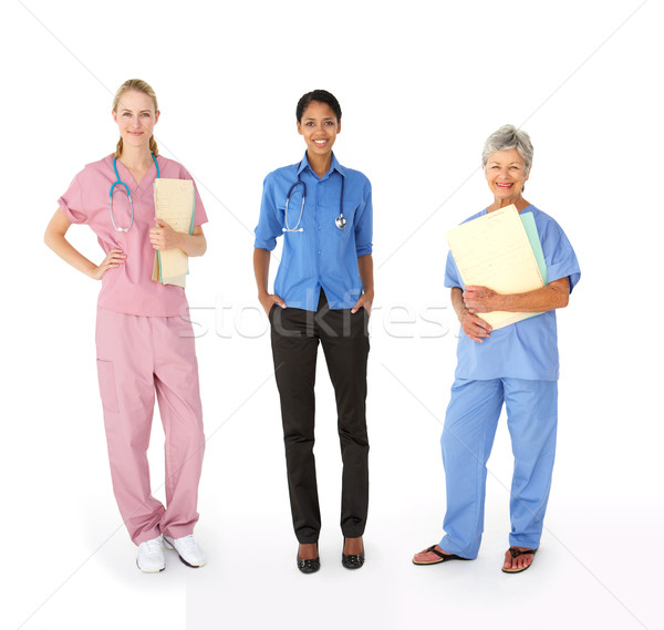 Stock photo: Mixed group of female medical professionals