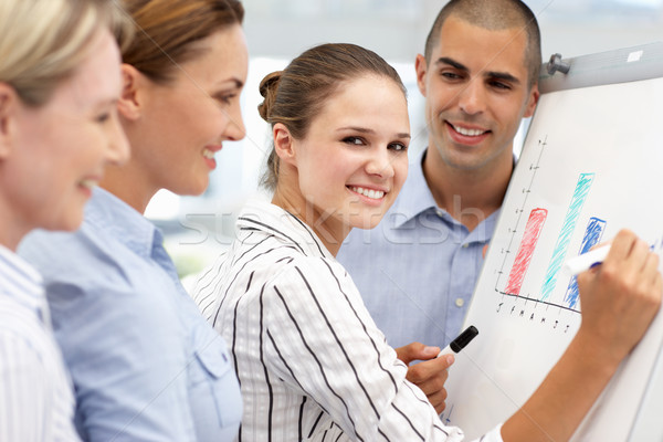 Equipo de negocios negocios mujer mujeres trabajo Foto stock © monkey_business