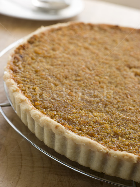 Whole Treacle Tart on a Cooling Rack Stock photo © monkey_business