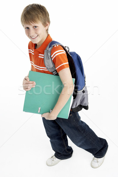 Portrait jeunes Homme étudiant couleur studio [[stock_photo]] © monkey_business