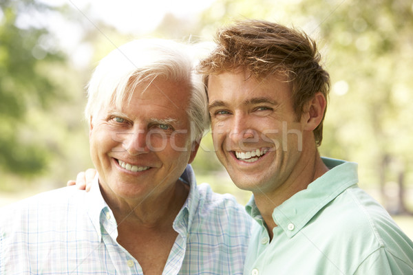 Portrait Of Senior Man With Adult Son Stock photo © monkey_business