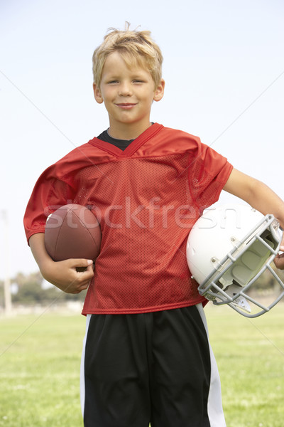 Joc american fotbal copil băiat Imagine de stoc © monkey_business