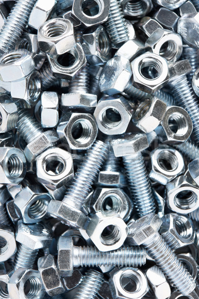 Close up of nuts and bolts Stock photo © monkey_business
