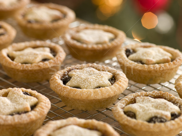 Mince Pies on a Cooling rack Stock photo © monkey_business