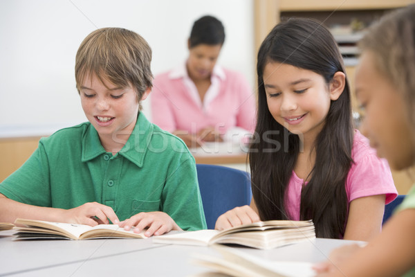 Group of elementary school pupils Stock photo © monkey_business