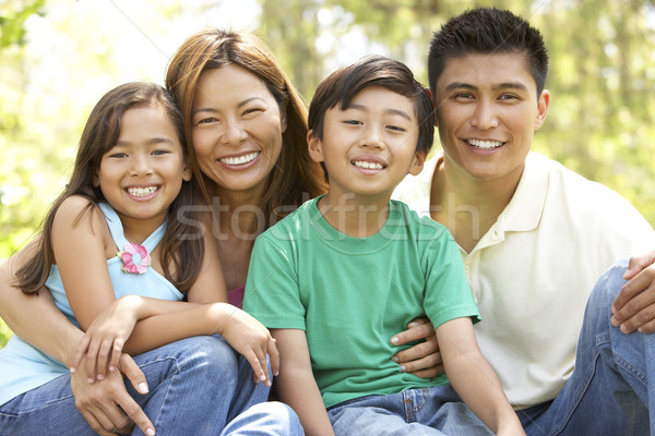 Family Enjoying Day In Park Stock photo © monkey_business