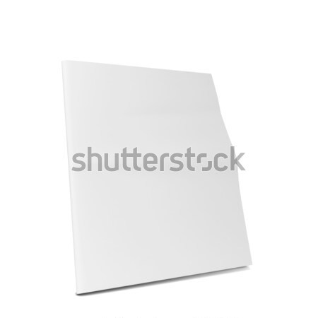 White plastic ad plate Stock photo © montego