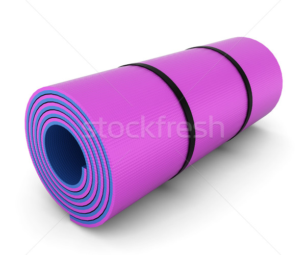 Stock photo: Fitness mat
