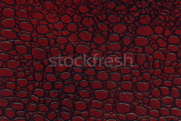 red and black crocodile leather texture Stock photo © montego