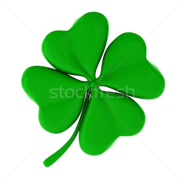 3d render of green clover Stock photo © montego