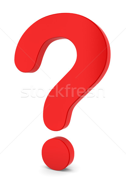 Red question sign Stock photo © montego