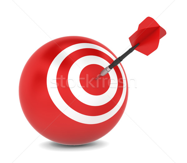 Dart hits aim Stock photo © montego