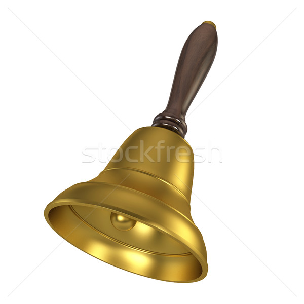 Bell with wooden handle Stock photo © montego